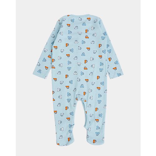 Baby Boys Cotton Sleepsuits - 3 Pack