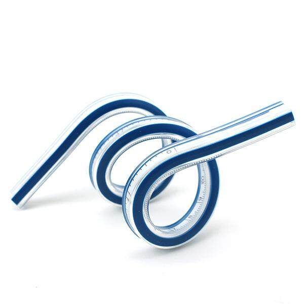 Excellent Quality TRIXES 30CM Flexible Helix Vinyl Plastic Drafting Drawing Curve Rule Ruler