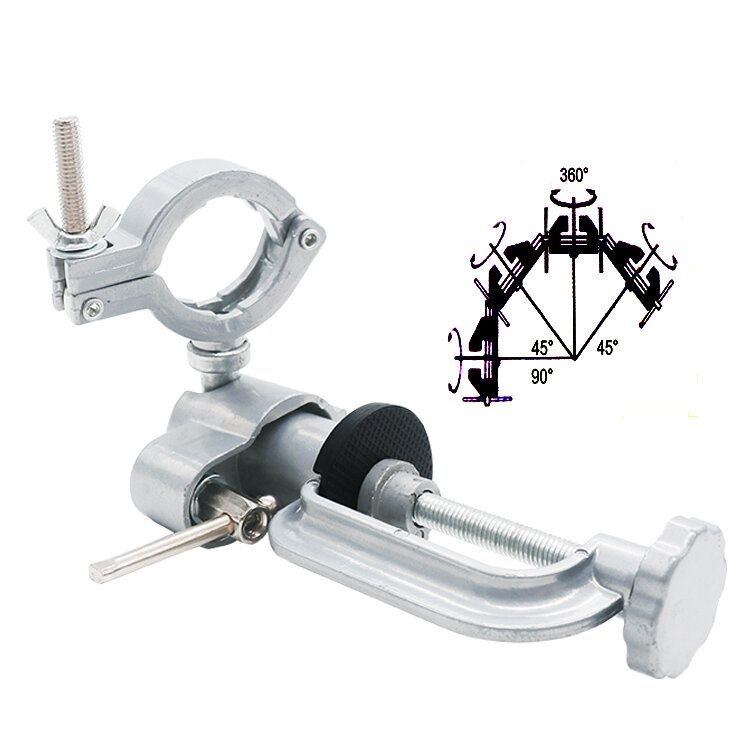 36mm-43mm 360 Degree Table Bench Clamp Vise Electric Drill