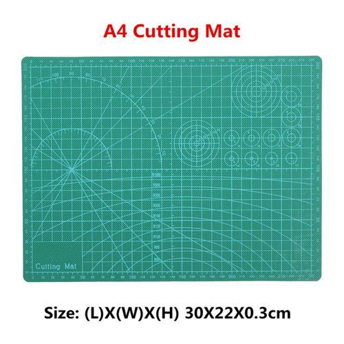 Double Sided A Green Mat Board A4 Size Pad Model Healing Des