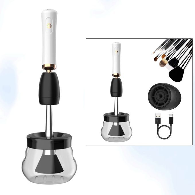 Electric  Brush Cleaner Dryer Machine White