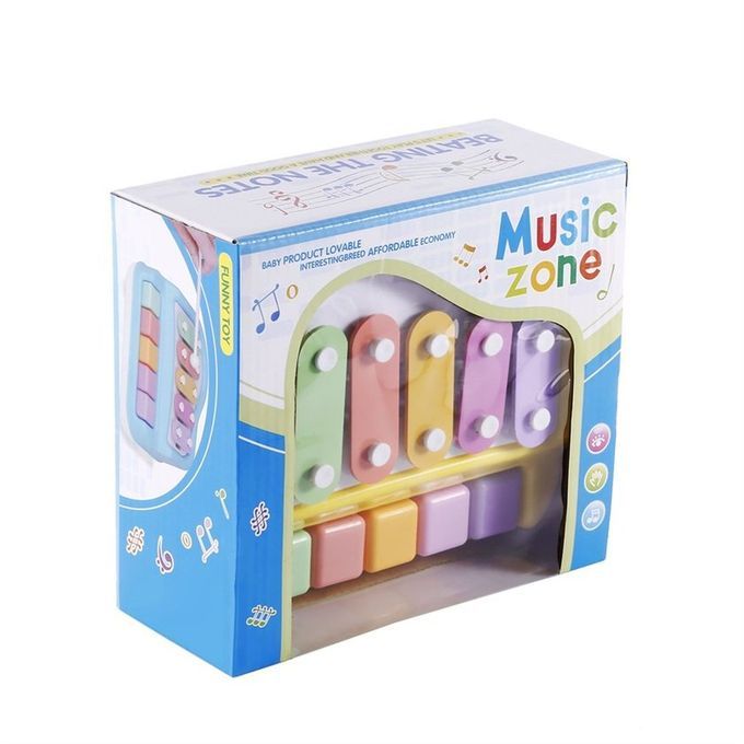 Musi Al Toy Edu Ational Piano Musi Toy With Two Piano Sti Ks For Baby Kids-yellow