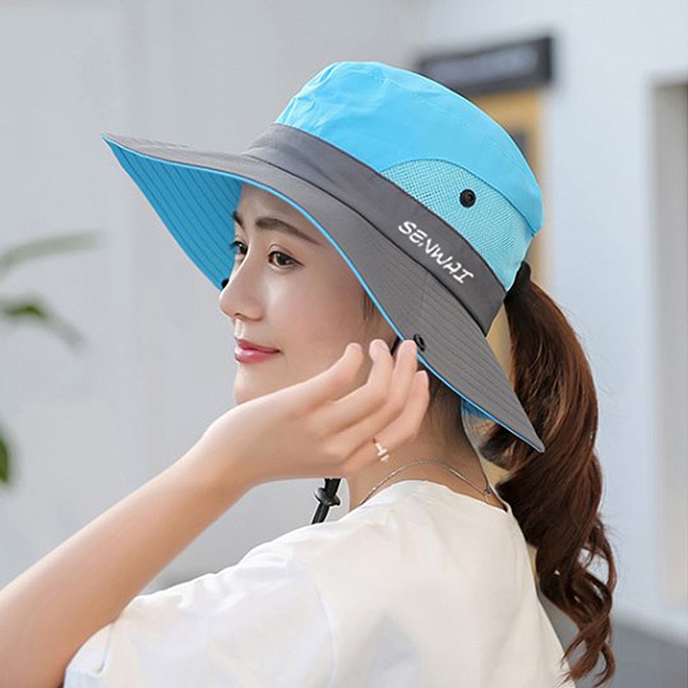 Sun Hat Wide Brim Hat Women UV Summer Cap For Beach Travel