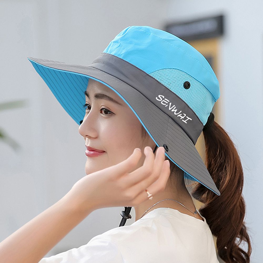 Sun Hat Wide Brim Hat Women UV Summer Cap For Beach Travel