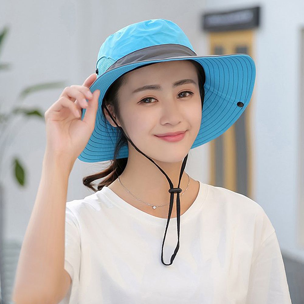 Sun Hat Wide Brim Hat Women UV Summer Cap For Beach Travel
