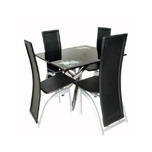 Dining With 4 Leather Chairs (Lagos Delivery Only)