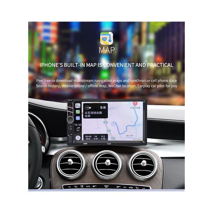 Carplay HD Car Video MP4/MP5 Player Bluetooth Call Car MP3 U Disk Radio