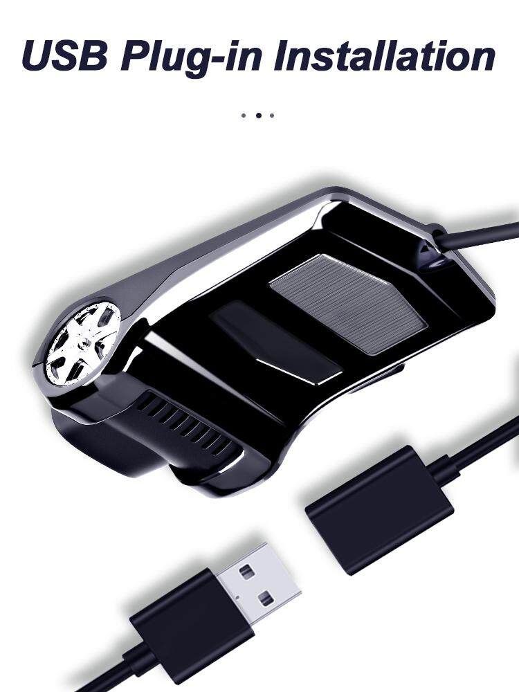 ADAS Dash Cam FHD 1080P USB DVR Camera LDWS G-Sensor PIP Car Video Recorder