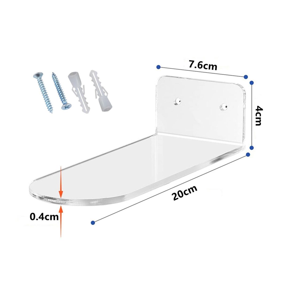 6pcs Floating Shoe Shelves Wall Mounting Saving
