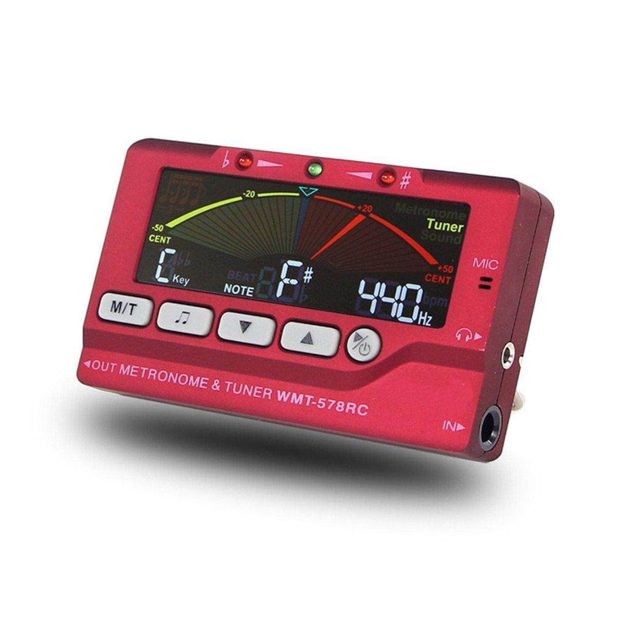 3 In 1 Tuner Metronome & Tone Chromatic LCD Display For Wind Instruments Guitar Bass Violin Ukulele