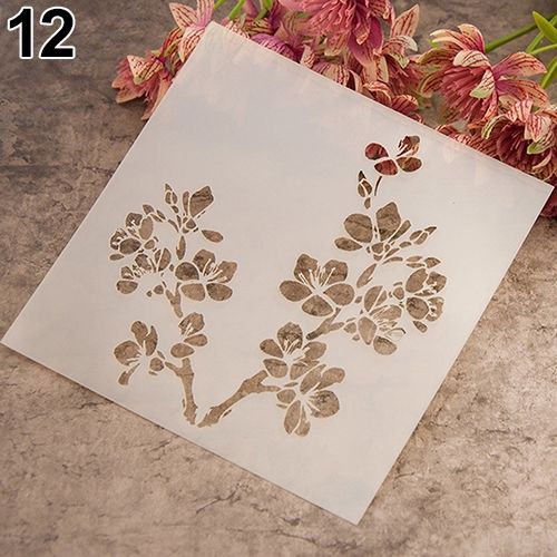 Fashion Painting Template Stencil Scrapbooking Album Cake