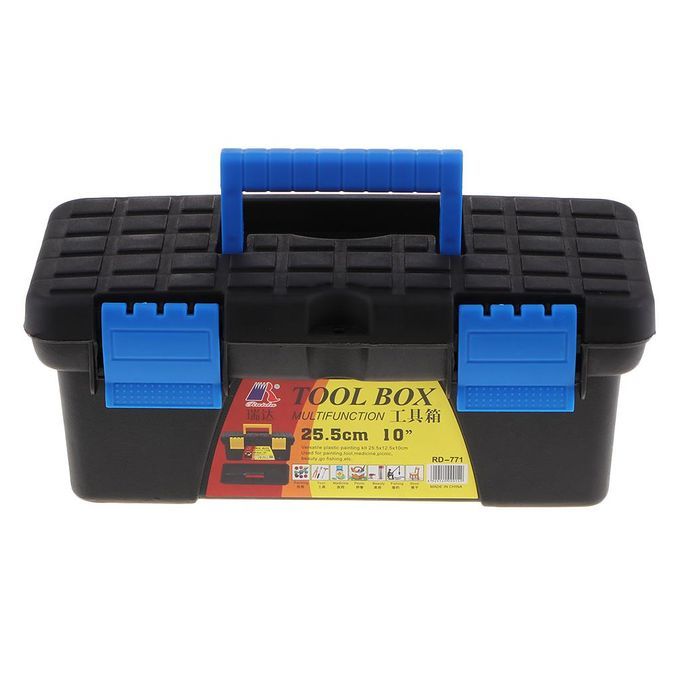 Lockable Tool Box Art Craft Supply Storage Case Container Thicken Tool