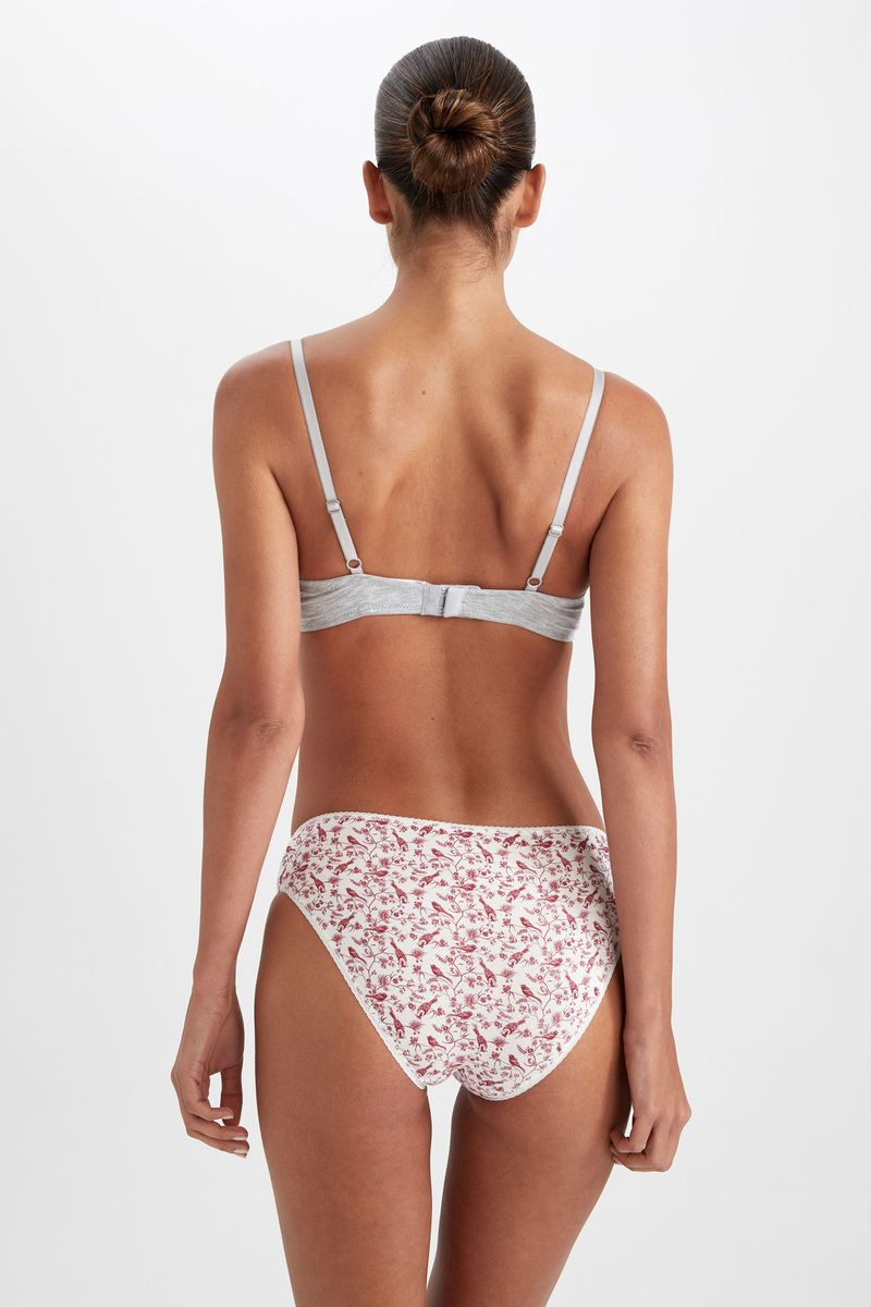 Women-3-Pack Brief Underwear Package Slip-Ruby Red