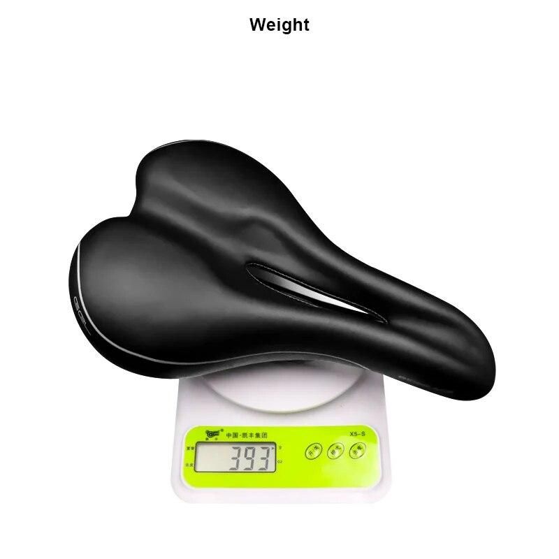 Bicycle Saddle Seat Mtb Saddle Riding Seat Men Padded Saddle Wide Comfort Extra Soft Cushion For Bike Pu Leather Cycling Saddle
