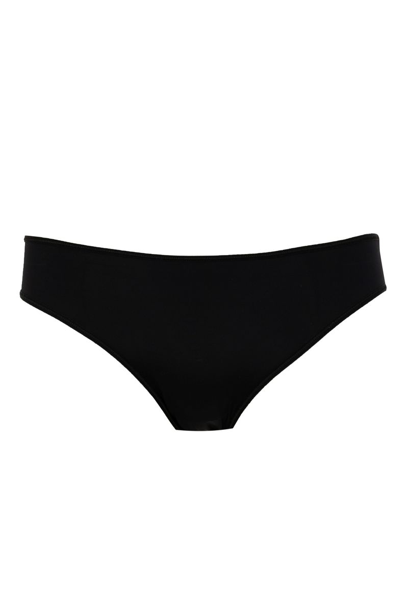 2 Piece Woman Casual Brief Slip - Black