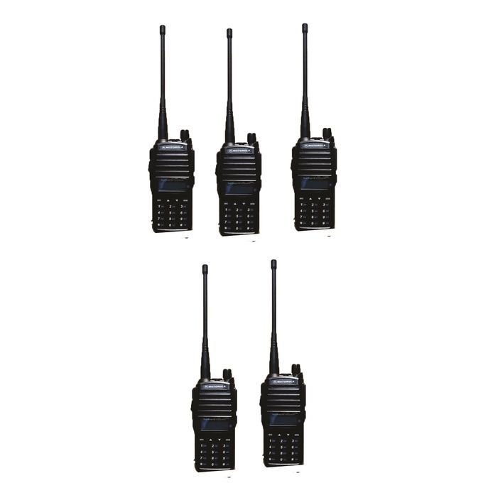 LONG RANGE WALKIE TALKIE RADIO DUAL-BAND (5pcs)