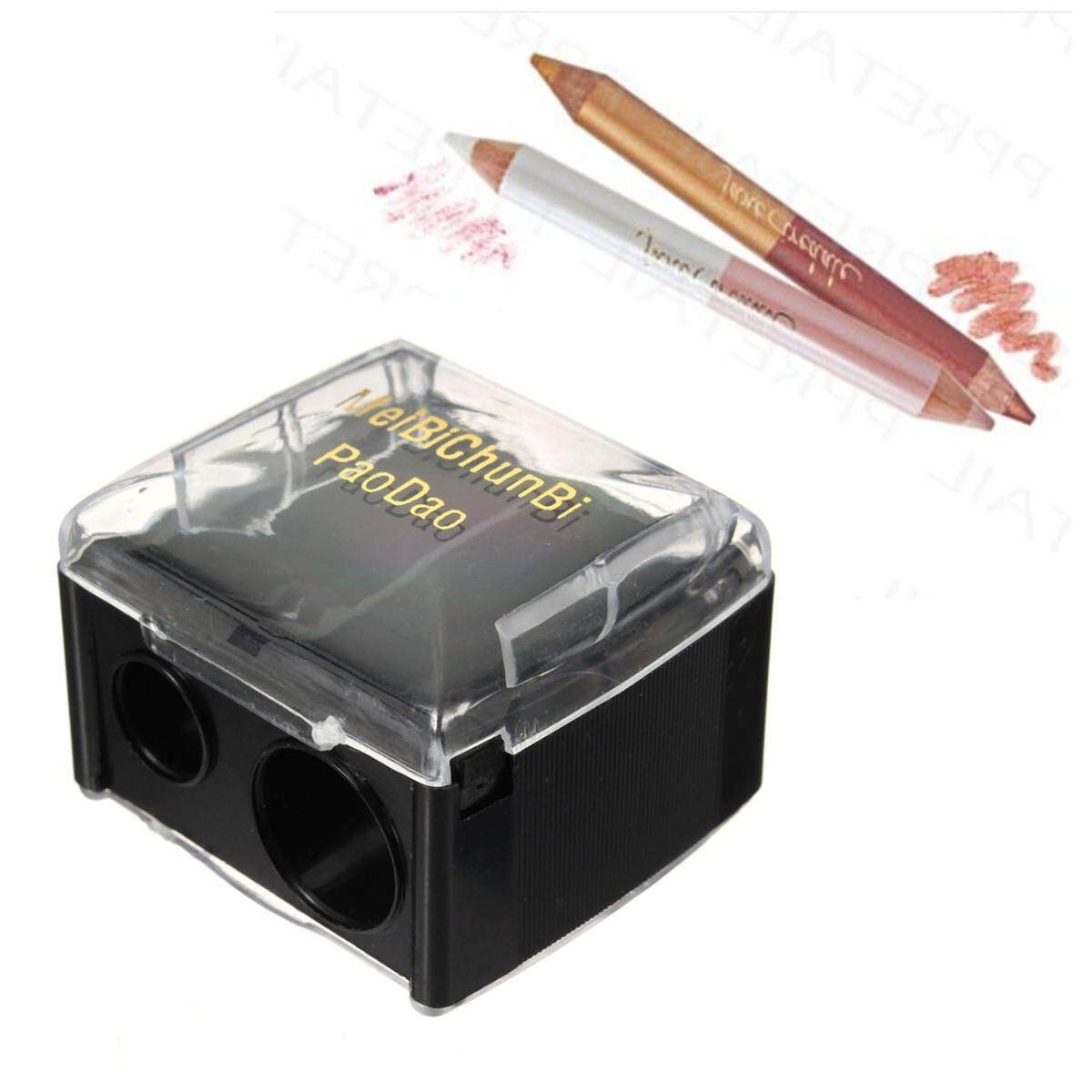8PCS Hot Precision Cosmetic Pencil 2 Holes For Eyebrow Lip Liner Eyeliner