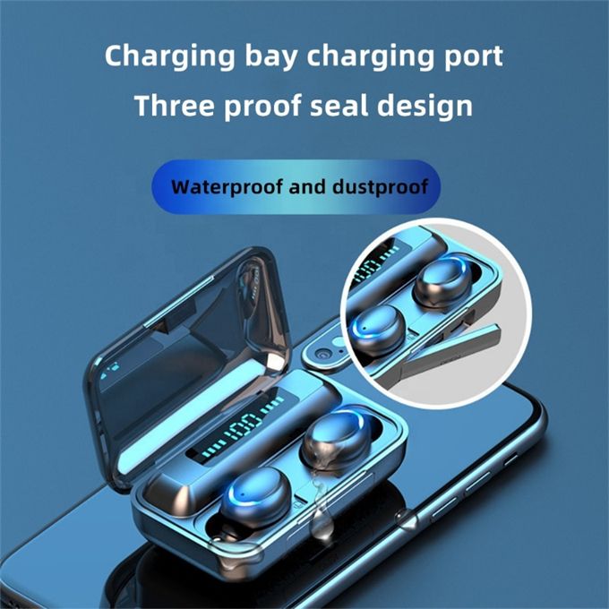 F9-5C Large Battery Fingerprint Touch HIFI Bluetooth Headset