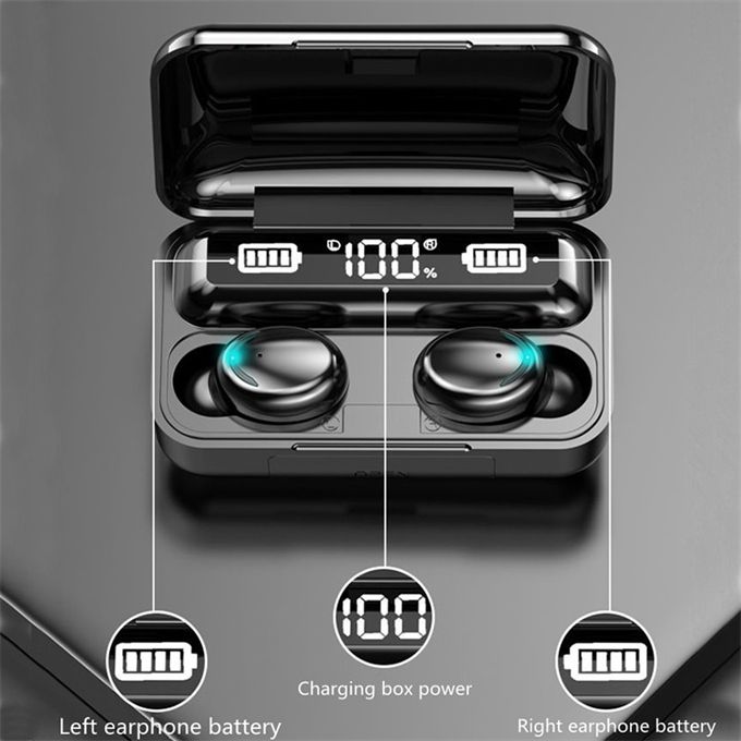 F9-5C Large Battery Fingerprint Touch HIFI Bluetooth Headset