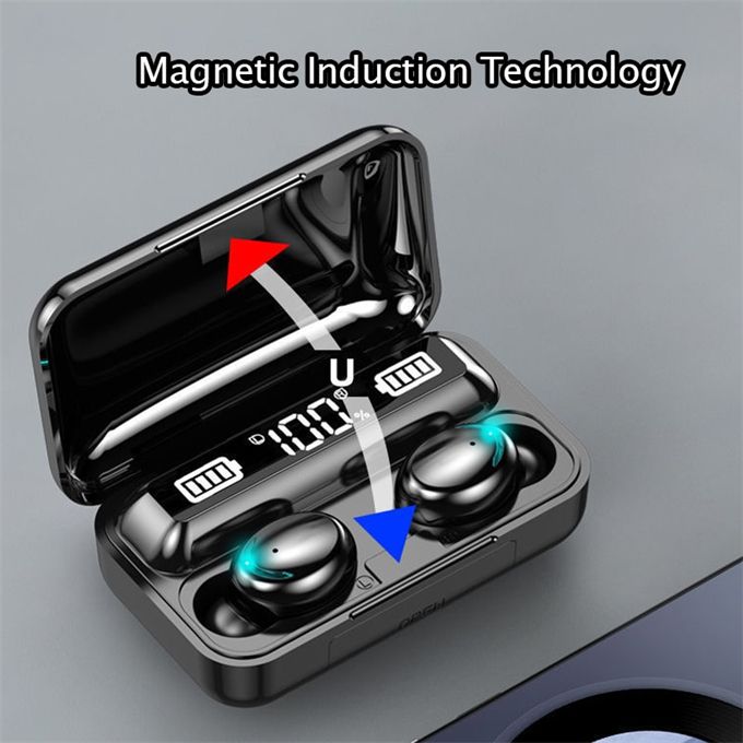 F9-5C Large Battery Fingerprint Touch HIFI Bluetooth Headset