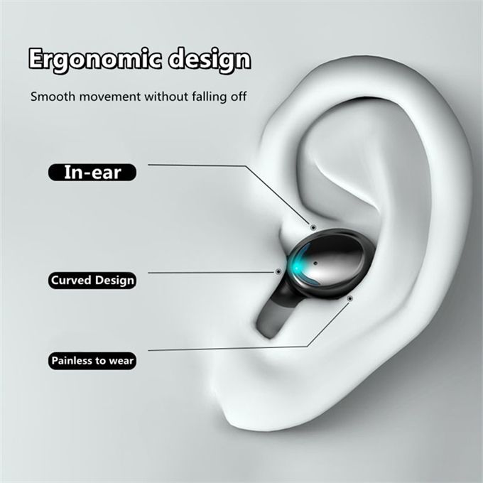 F9-5C Large Battery Fingerprint Touch HIFI Bluetooth Headset