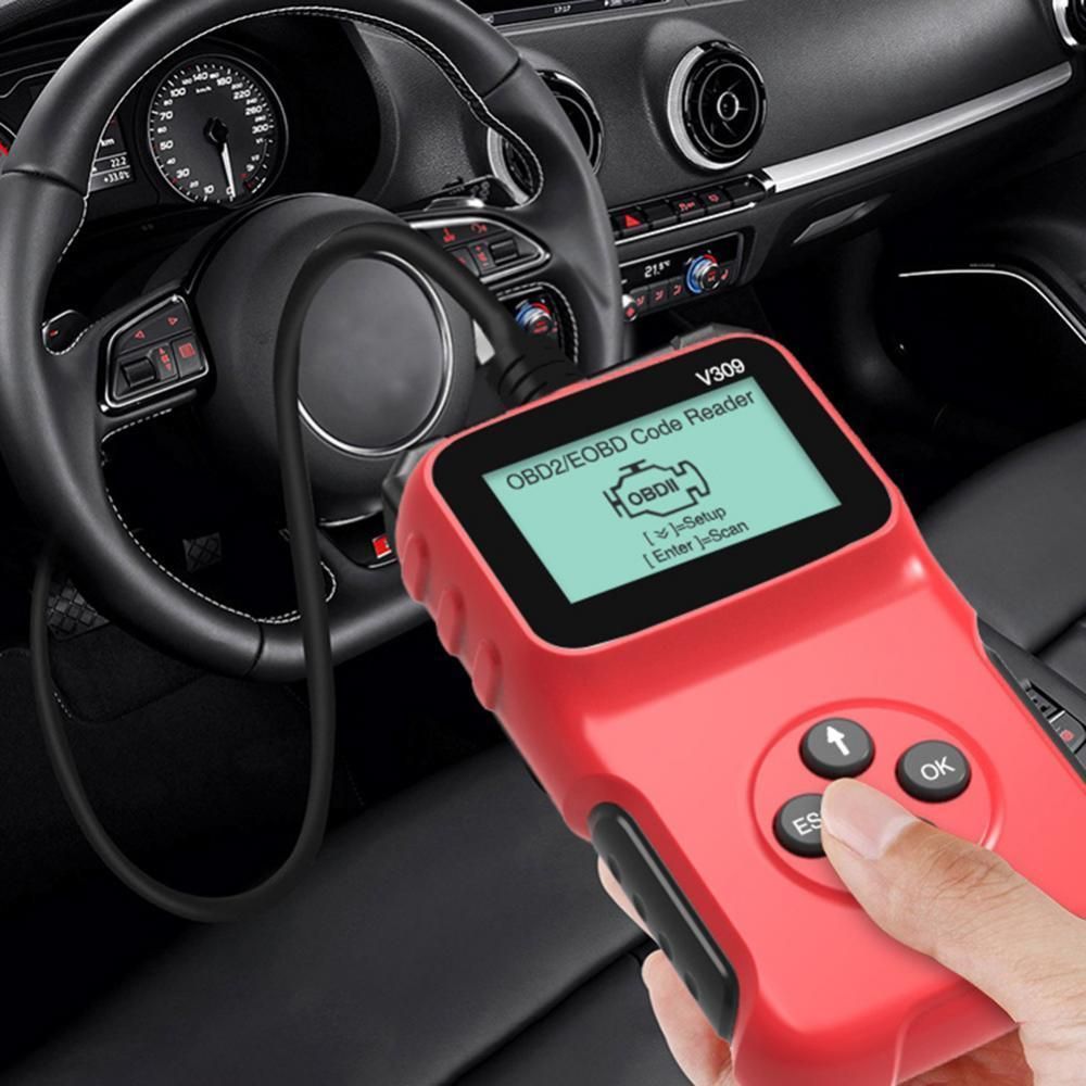 V309 Automobile Fault Detector OBD2 Detection Code Reader