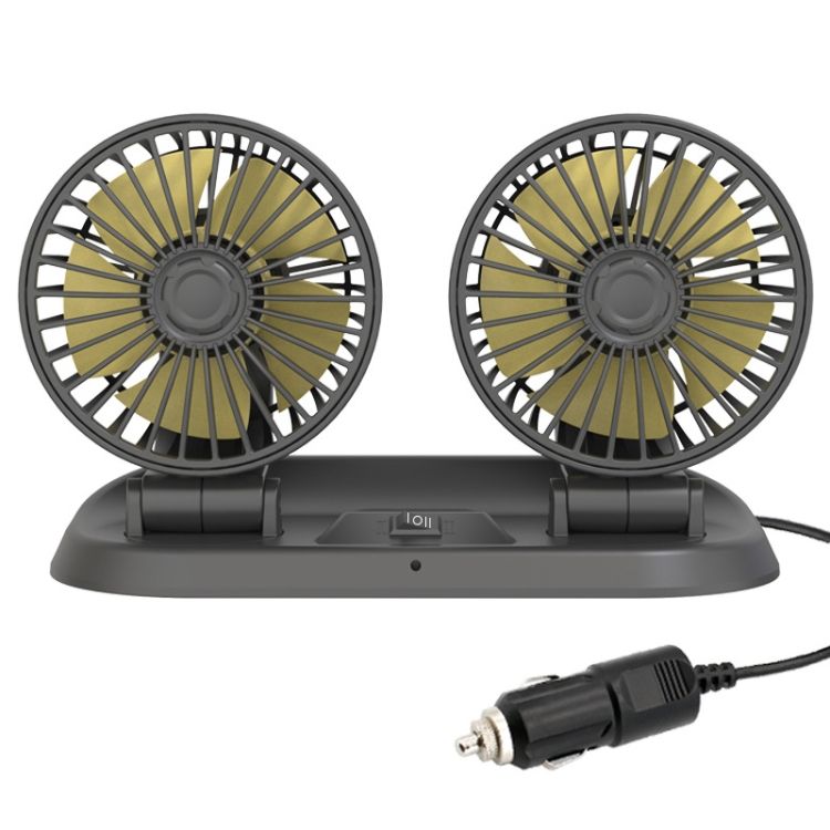 12V Dual-head Folding Electric Cooling Fan
