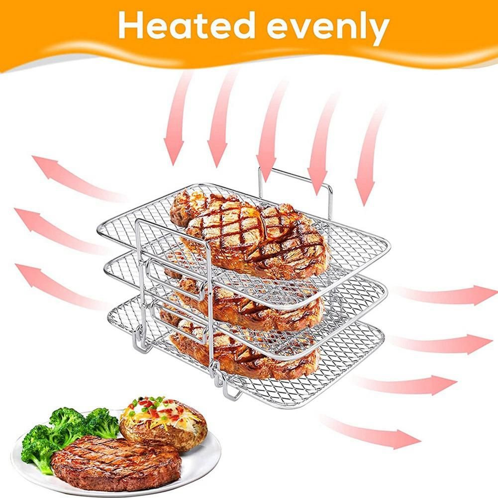 Rack Stackable Dehydrator Rack for Ninja Dual DZ201 / DZ401