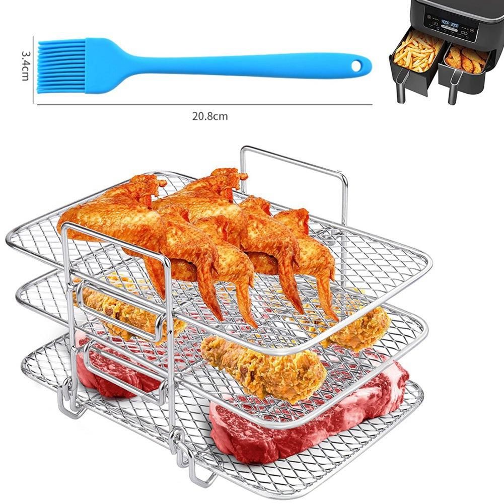 Rack Stackable Dehydrator Rack for Ninja Dual DZ201 / DZ401