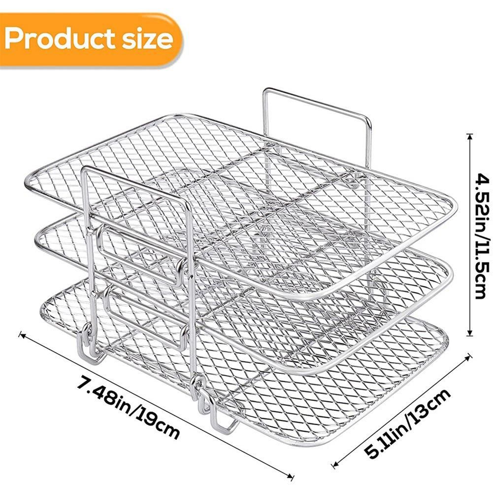 Rack Stackable Dehydrator Rack for Ninja Dual DZ201 / DZ401