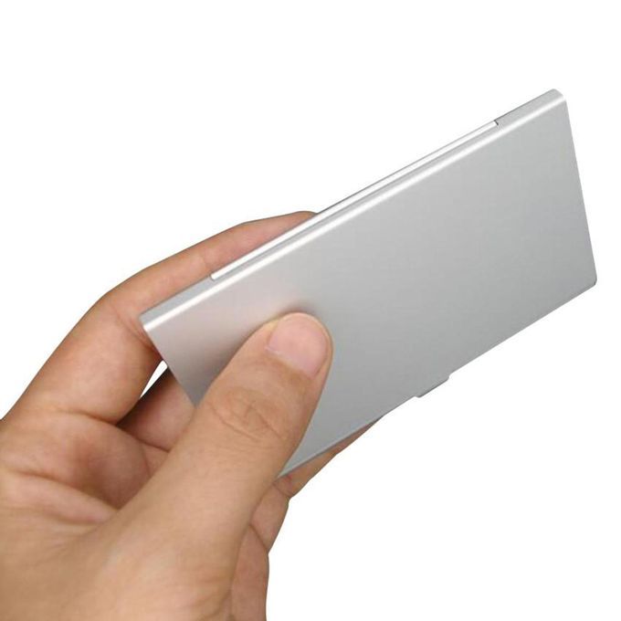 9 Slot Memory Card Case Protector Hold 1SD 8 Micro SD + 1 SD Silver
