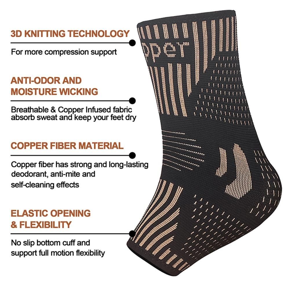 Copper Ion Ankle Support Basketball Running Sports