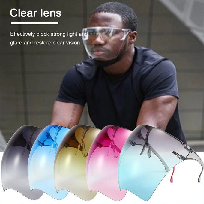 High Definition Prote Tive   Splash Proof Breathing Va E Anti-fog-Gradually Gray