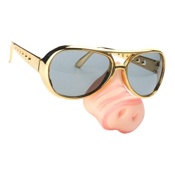 Novelty Kids Adults Piggy Nose Sunglasses Snout Glasses Fancy Dress