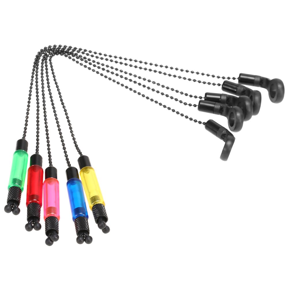 5pcs / 1pcs Fishing Bait Swinger Black Chain Alert Swinger