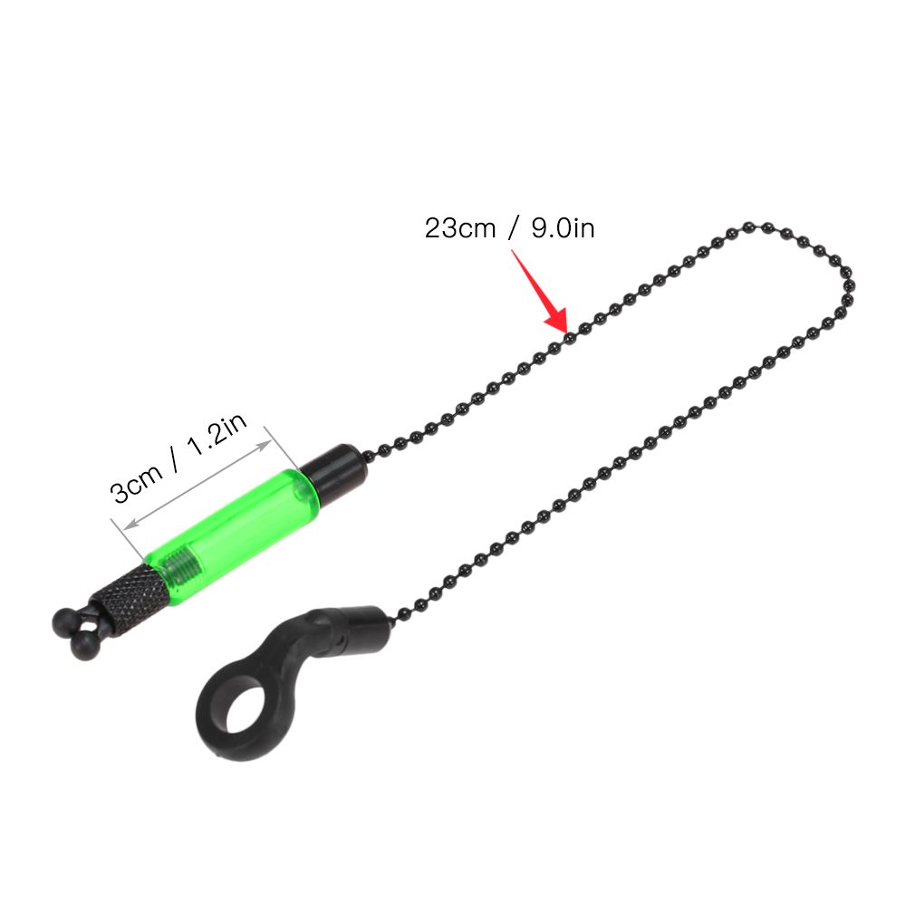 5pcs / 1pcs Fishing Bait Swinger Black Chain Alert Swinger