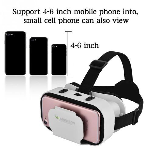 VR VR Glasses 3D Virtual Reality Glasses Ready Player One Easter Egg Movies Games For 4.0-6.0 Inch Smartphone Universal ABDSW
