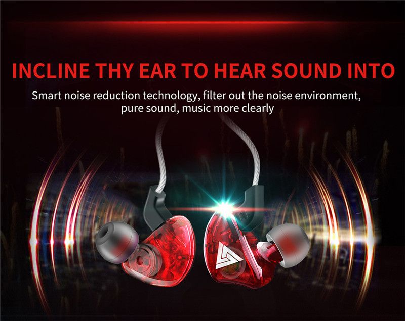 New Sport Transparent Heavy Bass Mobile Music Headphones [C]