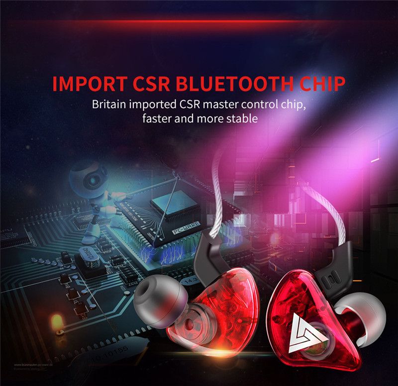 New Sport Transparent Heavy Bass Mobile Music Headphones [C]
