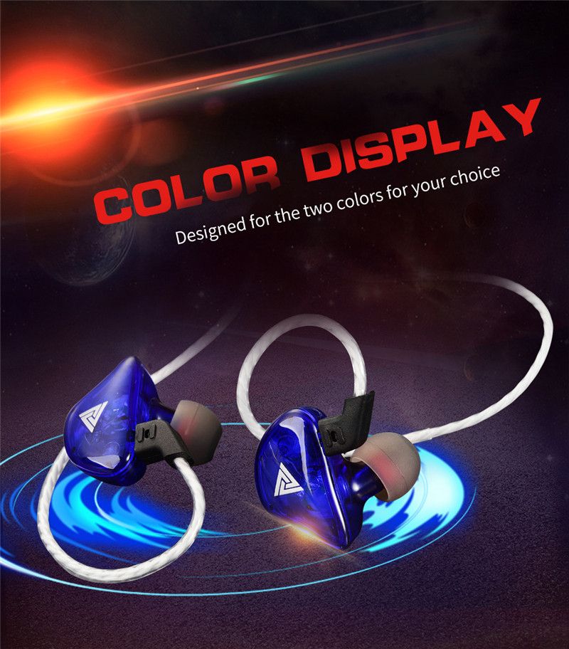 New Sport Transparent Heavy Bass Mobile Music Headphones [C]