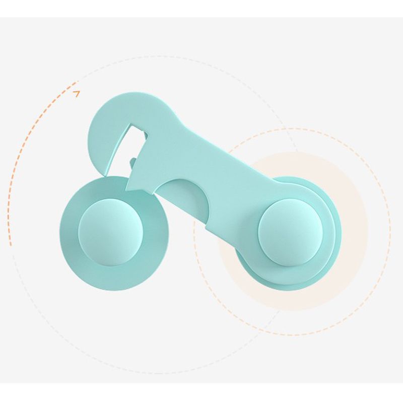 Baby Kids Two-color Safety Lock 4PCS Cabinet Lock Baby Protection Refrigerator Door Lock Buckle