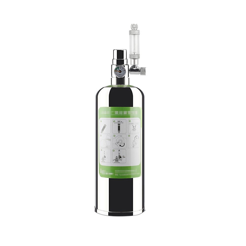 2L Aquarium CO2 Generator System Kit CO2 Stainless Steel Cylinder Generator System Carbon Dioxide Reactor Kit for Plants Aquarium