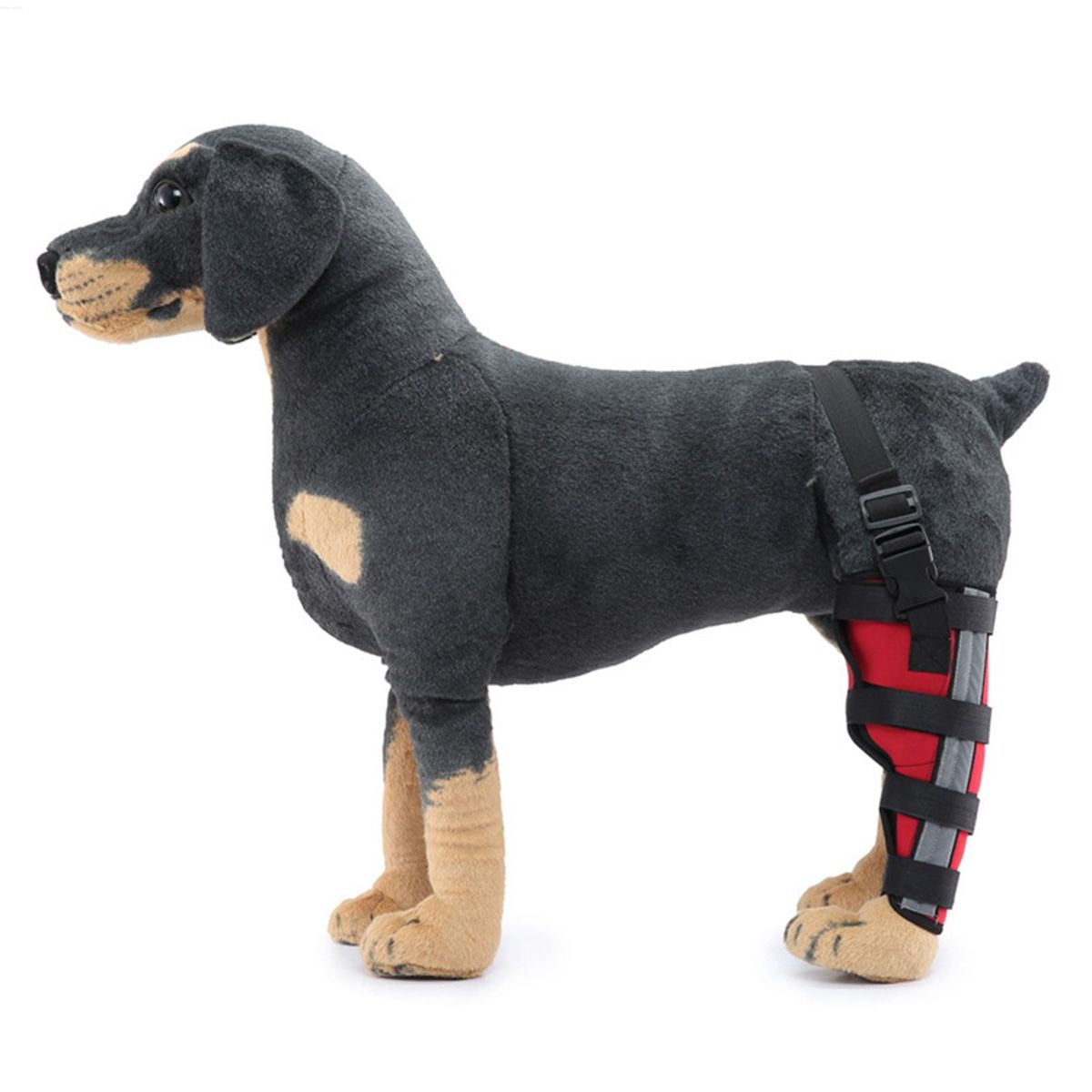 Pet Dog Leg Brace Leg Compression Wrap Supplies S Red