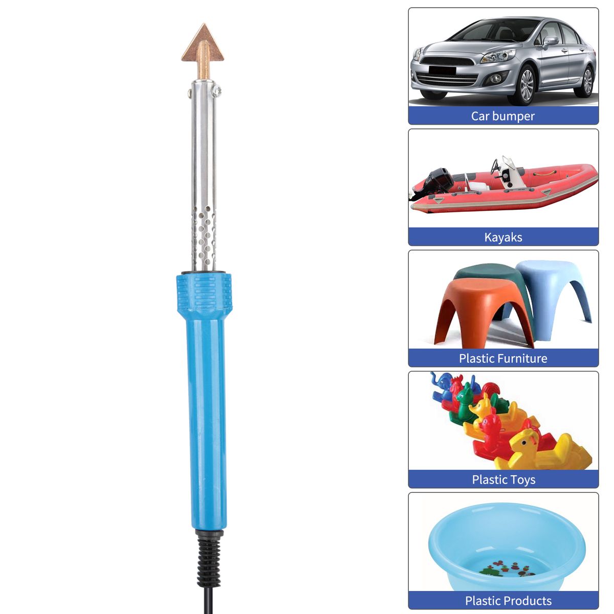80W Plastic Welding Kit ,Plastic Welder Kit With 40 Rods,1