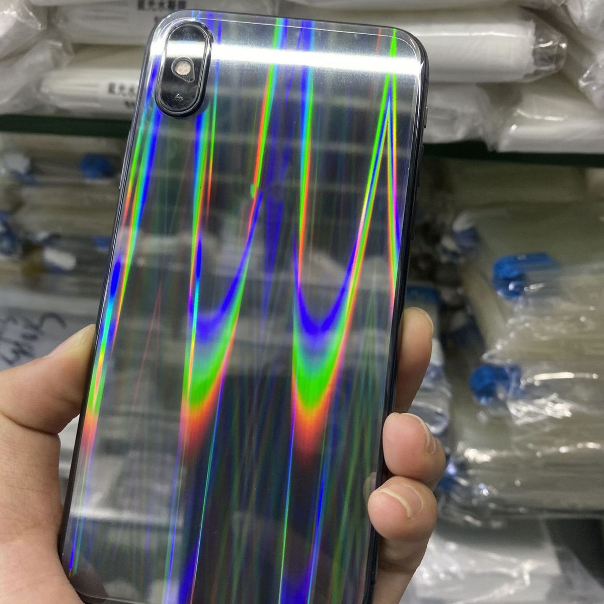 Back Film Ultra-thin Gradient Transparent Phone Back Screen Full Cover For IPhone X/XR/XS/11/11 Pro/12 Mini/12/12 Pro