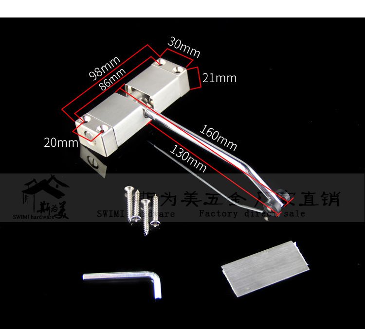 Stainless Steel Durable Automatic Mounted Door Closers