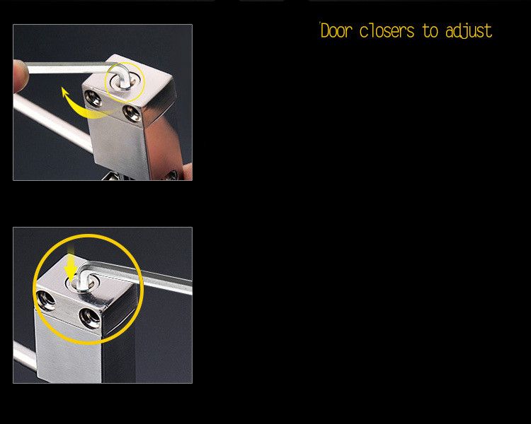 Stainless Steel Durable Automatic Mounted Door Closers
