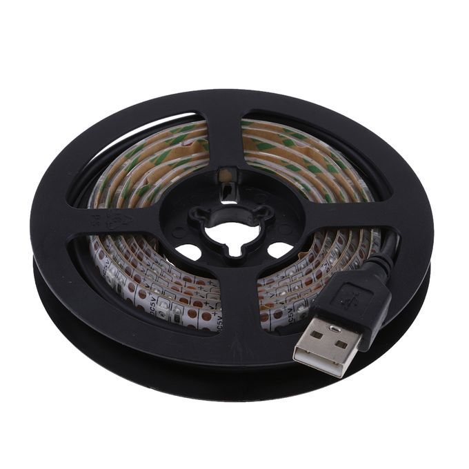 Background Light 5V USB Powered LED Strip Light TV Backlight 1M Red