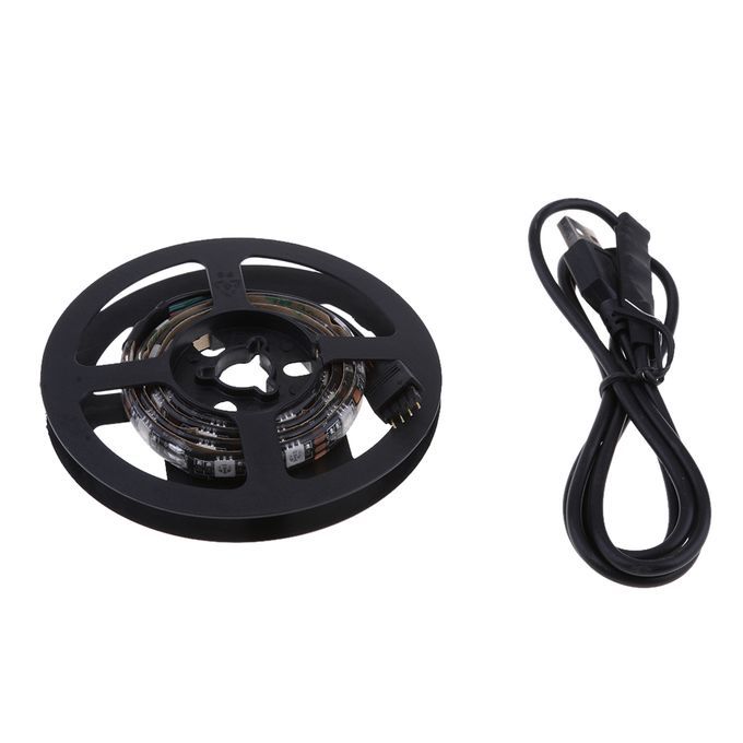 SMD 5050 USB RGB Light Strip TV Background Light Colorful 0.5M