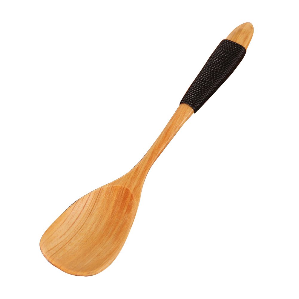 8cm Wooden Wood Spoon Soup Teaspoon Catering Kitchen-# B